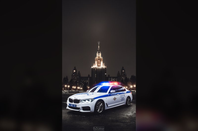 BMW m5 ДПС Москва