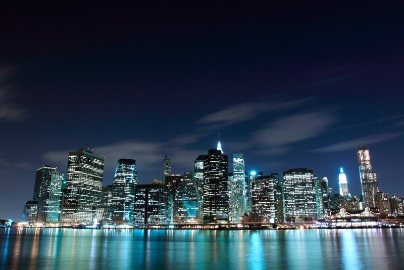 Красивый ночной город