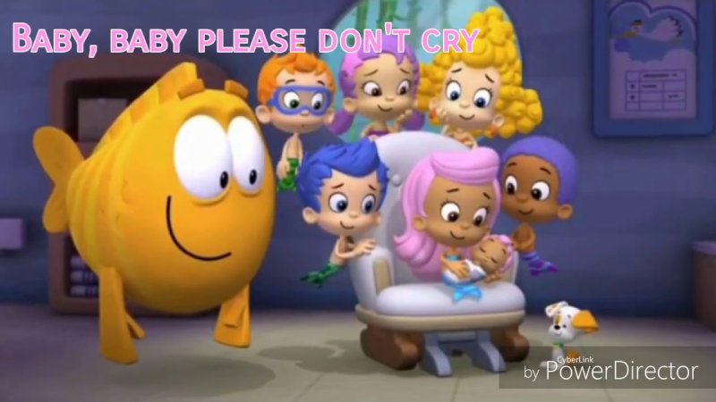 Гуппи и пузырьки Мия