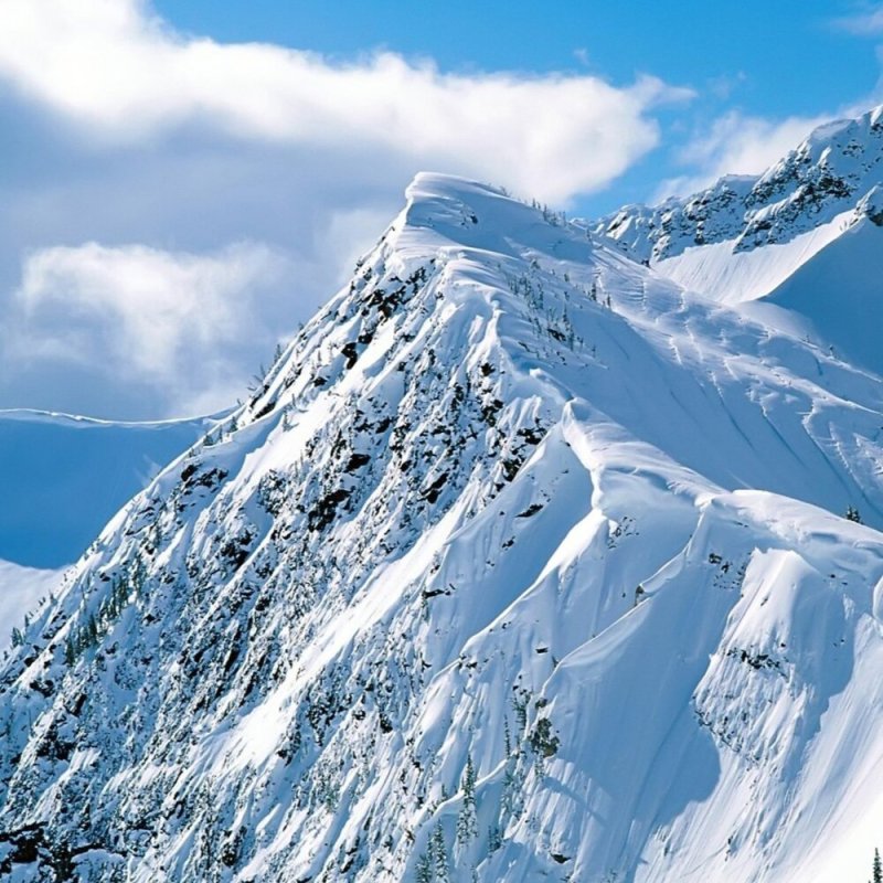 Заснеженные горы