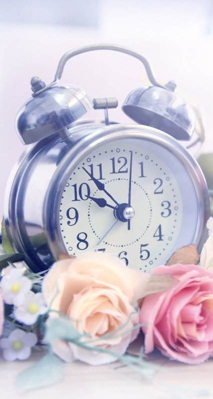 Часы "цветок"