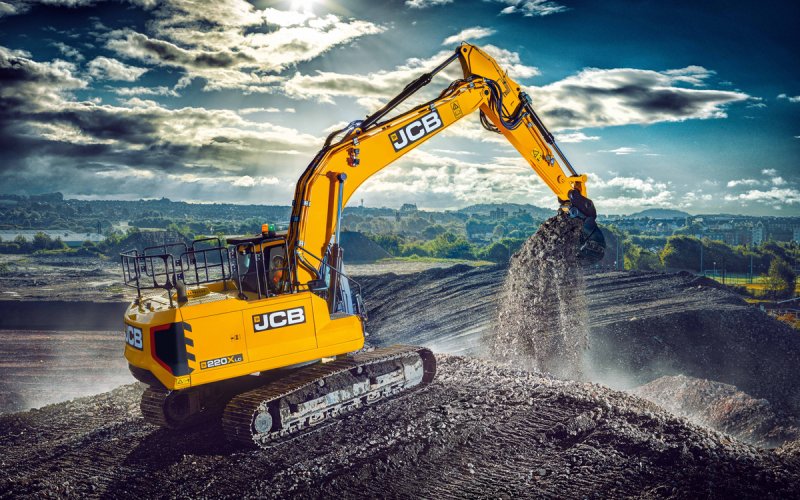 JCB карьерный экскаватор