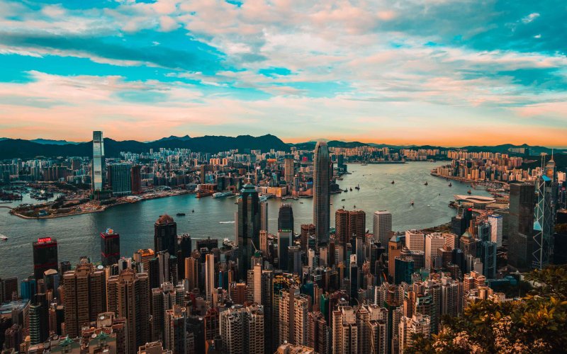 Гонконг небоскребы