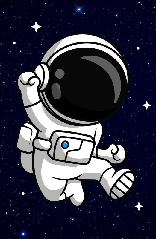 Заставка на айфон космонавт