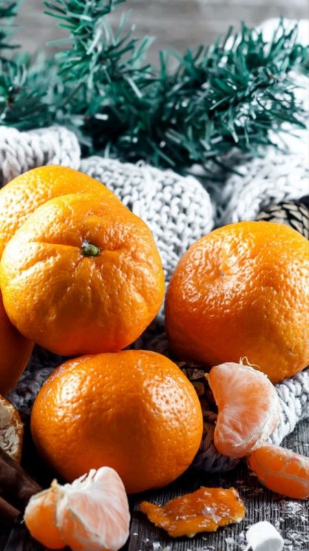 Новогодний мандарин.