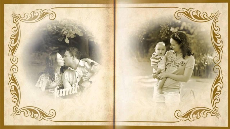 Рамка в винтажном стиле