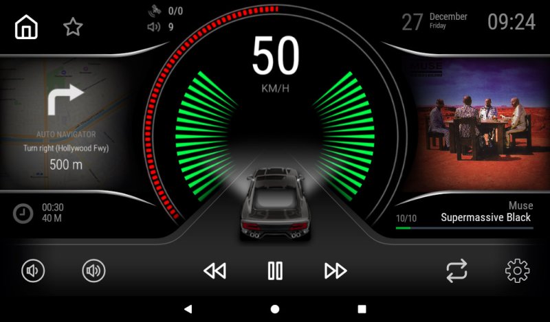 Лаунчер для андроид магнитолы 9.1