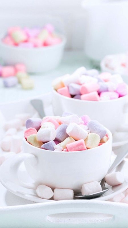 Маршмеллоу фон