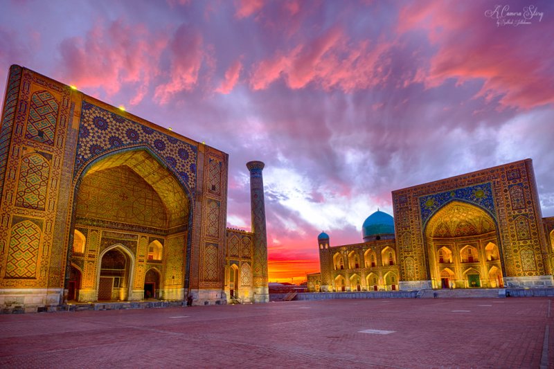 Площадь Регистан в Самарканде