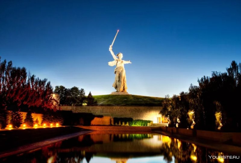 Волгоград Родина мать Мамаев Курган Сталинградская битва