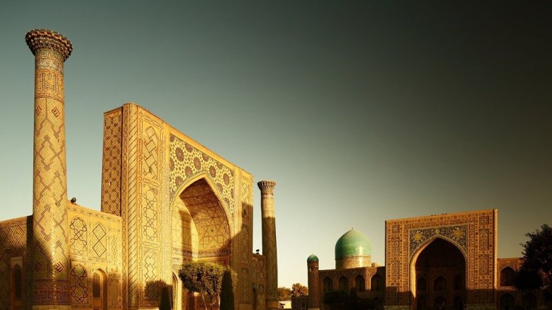 Старый город на Узбекистане Бухара