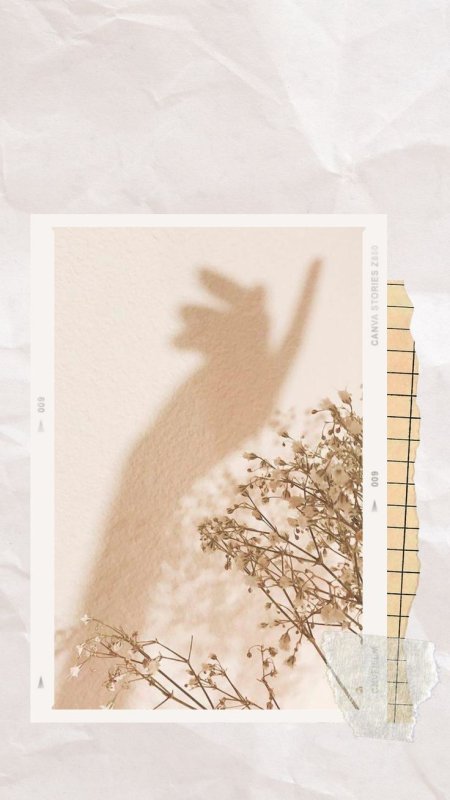 Эстетические обои на телефон бежевые