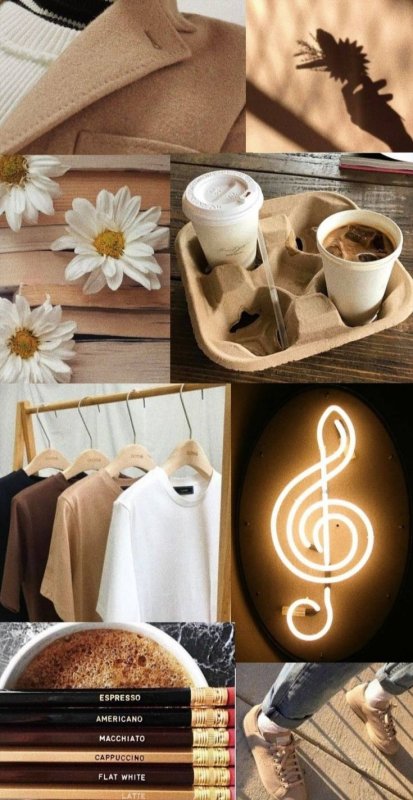 Эстетика коричневого и бежевого