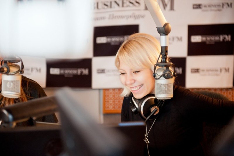 Выступление на радио