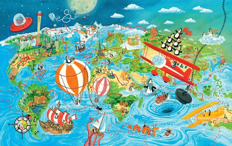 Кругосветное путешествие для детей