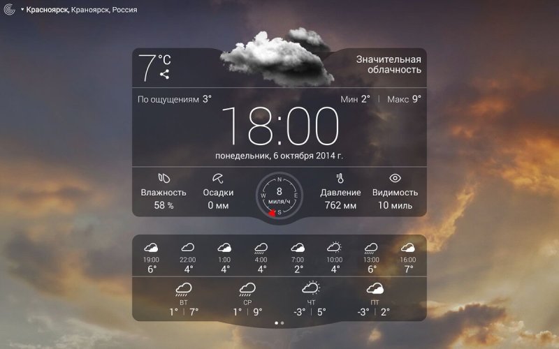 Погодный Виджет