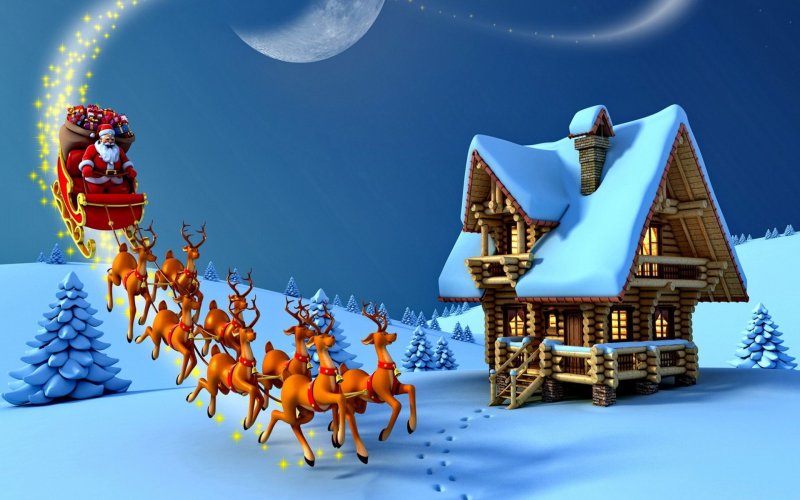 Олень Санта-Клауса