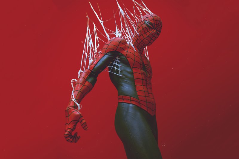 Обои на рабочий стол человек паук