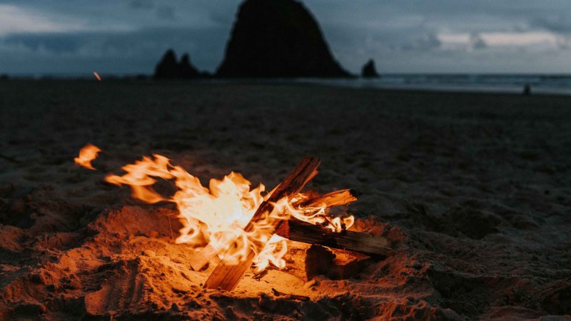 Красивый костер