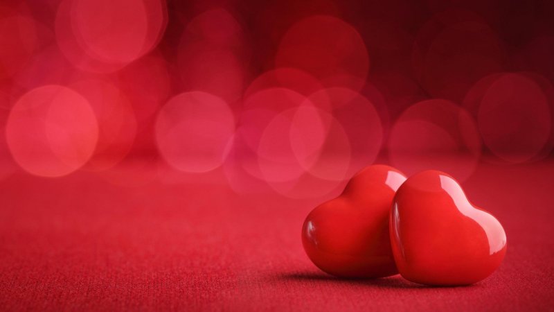 Сердечки фон