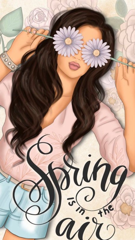 Девушка рисунок