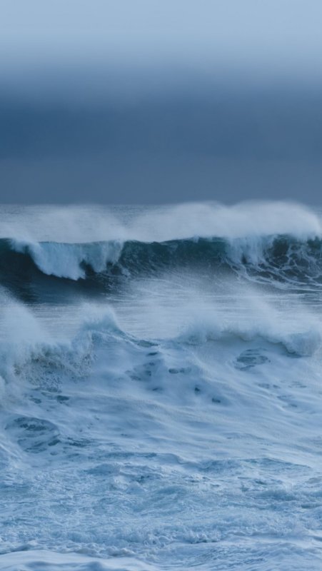 "phone wallpaper nature water sea waves storm"