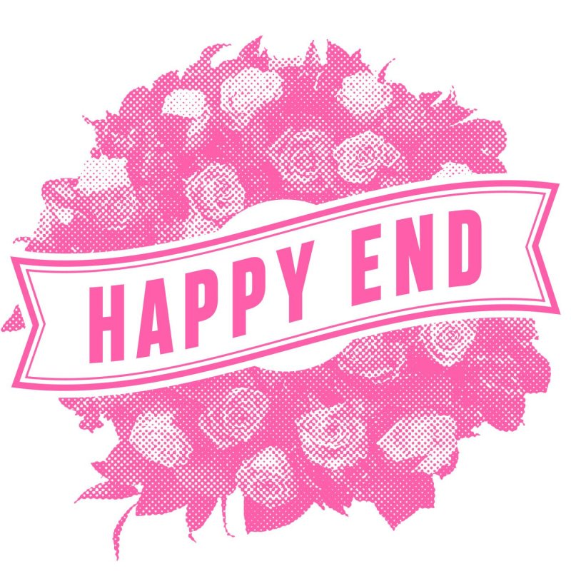 Happy end надпись