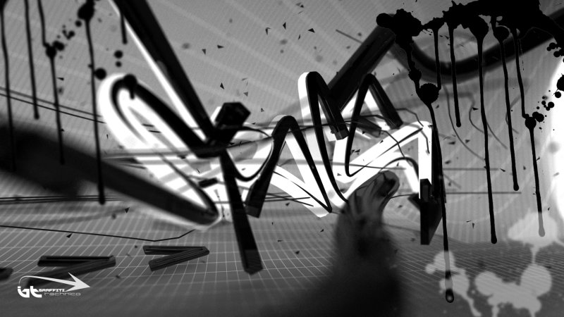 Черно белые обои