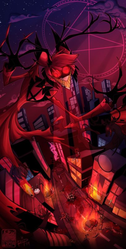 Отель ХЭЗБИН Аластор аниме