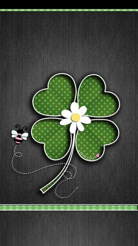 Черный Клевер четырехлистный Клевер