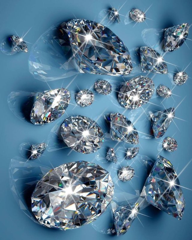 Сверкающие бриллианты