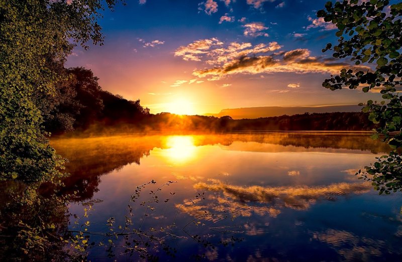 Природа рассвет