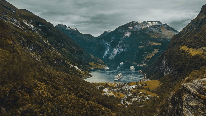 Норвегия фьорды Эстетика