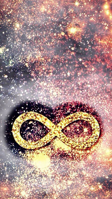 Знак бесконечности на фоне