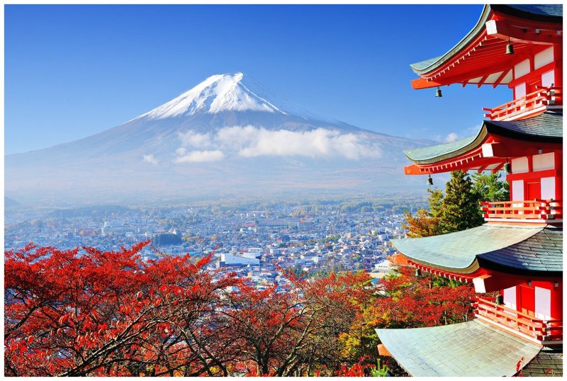 Токио вулкан Фудзияма