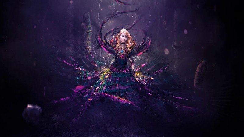 Девушка магия