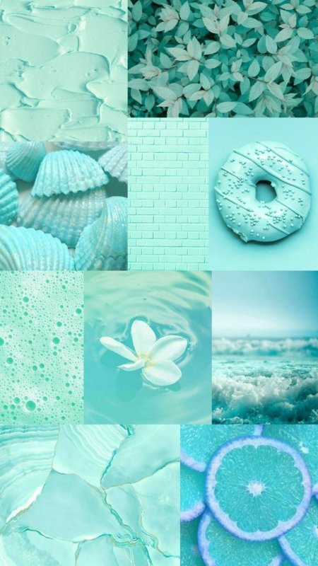 Заставка на телефон мятного цвета