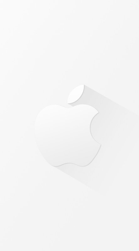 Белая заставка на айфон