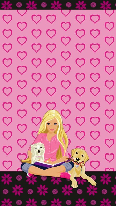 Барби заставка на телефон