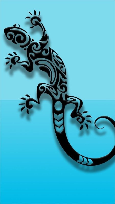 Тату ящерица