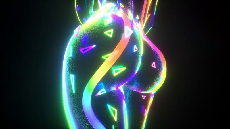 Неоновая абстракция