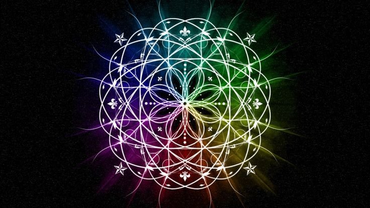 Мандала цветок жизни