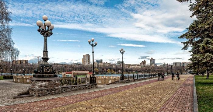 Парк Щербакова Донецк панорама