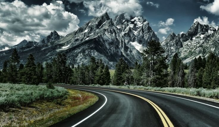 Пейзаж дорога