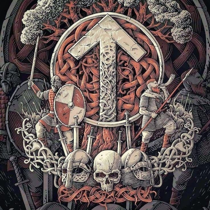 Скандинавия Викинги язычество