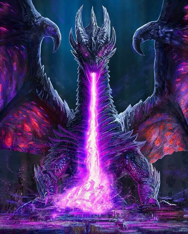 Дракон фиолетовый