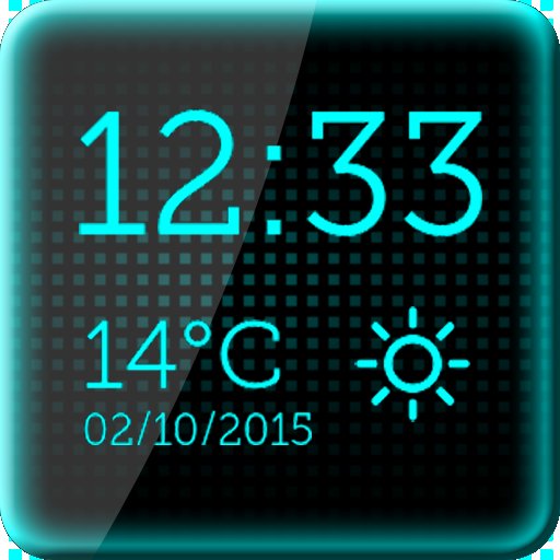 Скринсейвер электронные часы