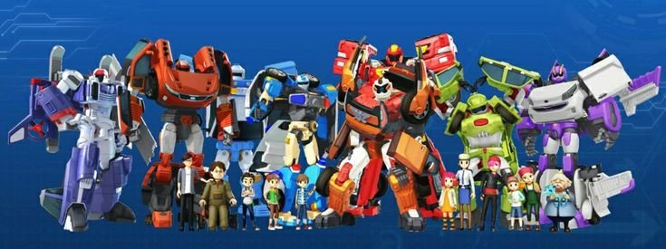 Герои мультфильма Тоботы Атлон