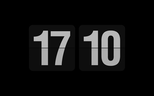 Экранная заставка часы