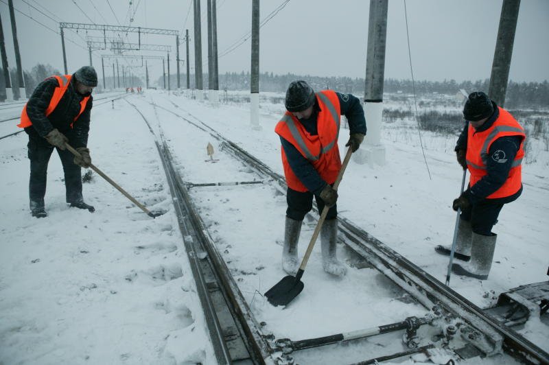Очистка путей от снега